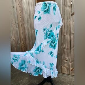 Y2K Fairycore Whimsigoth Festival Rave Feminine Maxi Skirt Coquette Romantic